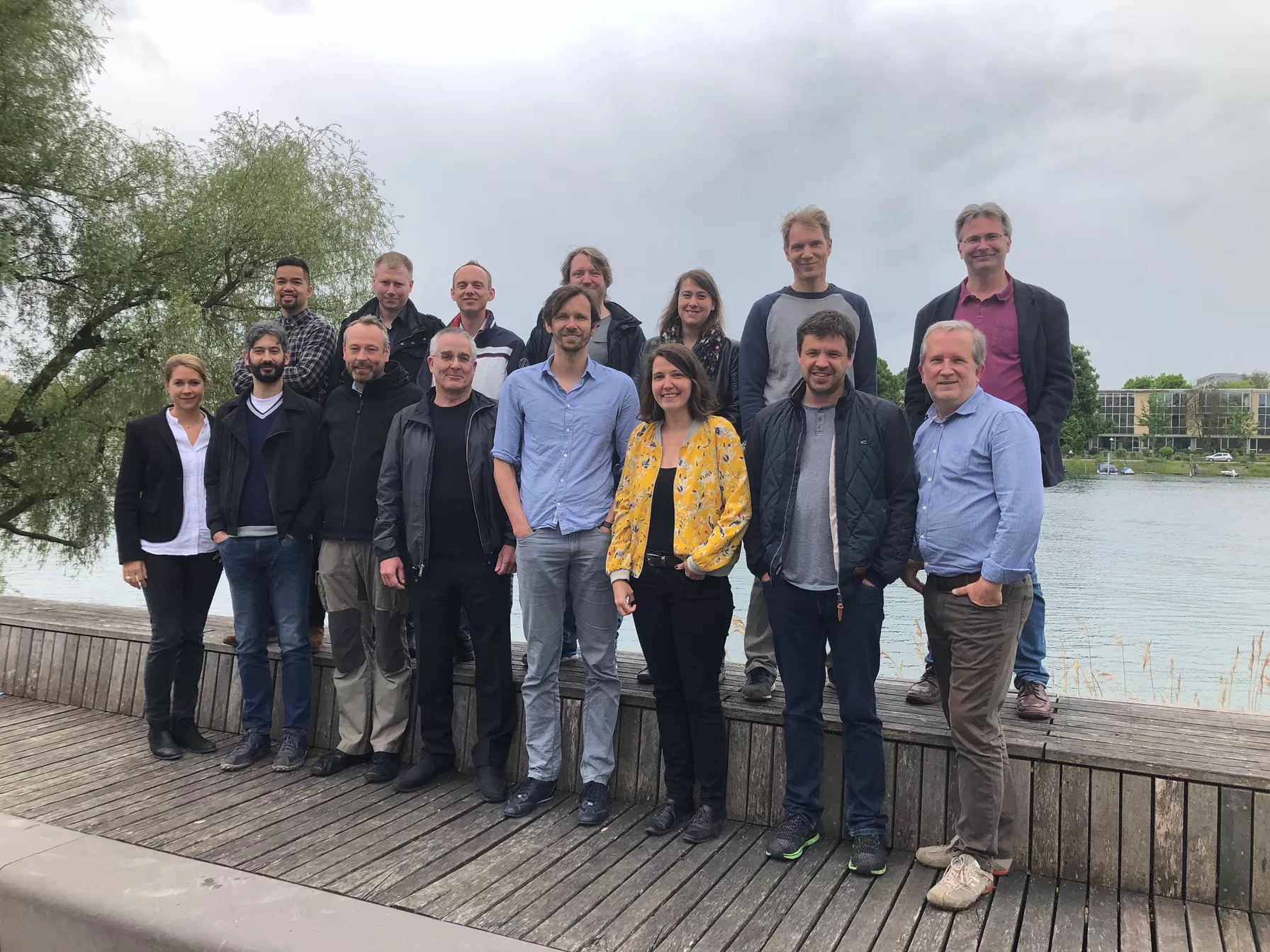 Group photo of the FoodAuthent consortium at a project meeting in Konstanz, 2019.