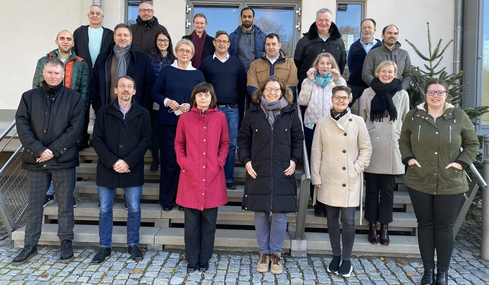 Group photo of the Zukunftslabor2030 consortium at the kick-off meeting, 2021.